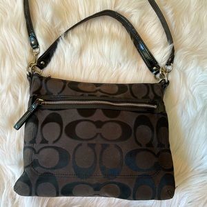 ⭕️SOLD⭕️ Coach Chocolate Brown Crossbody Bag